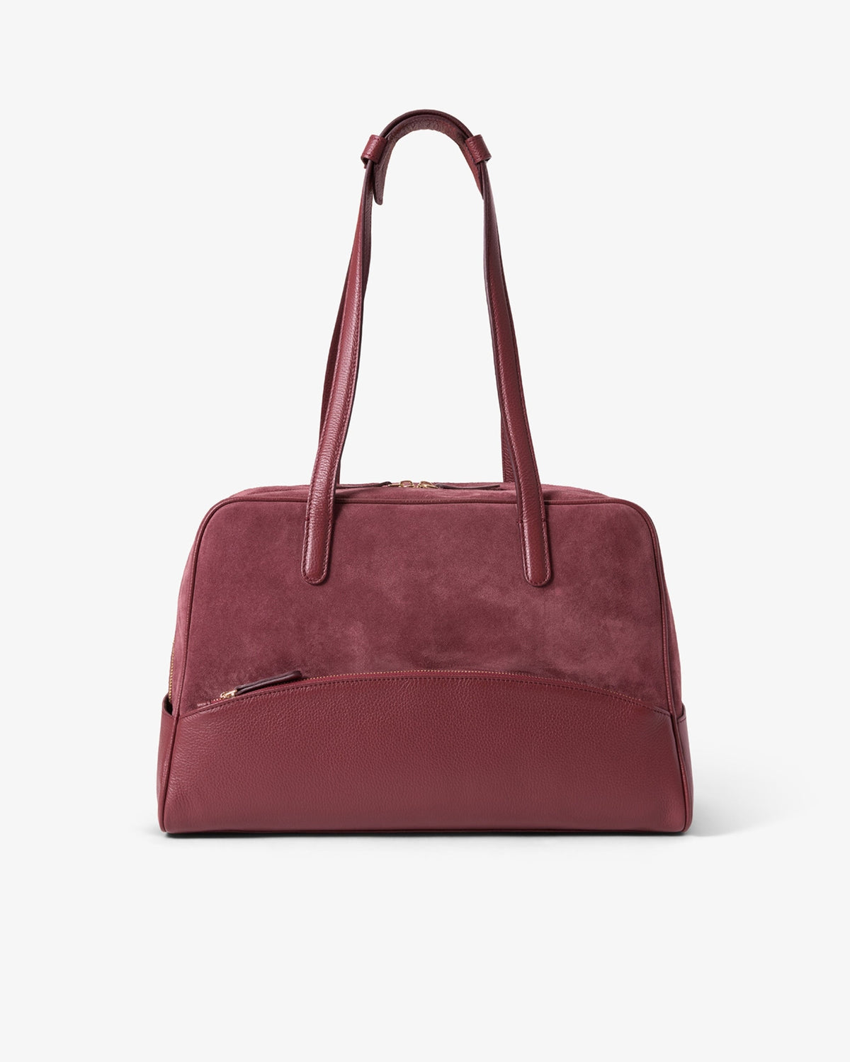 12 Hour Duffel Bag - Burgundy/Gold