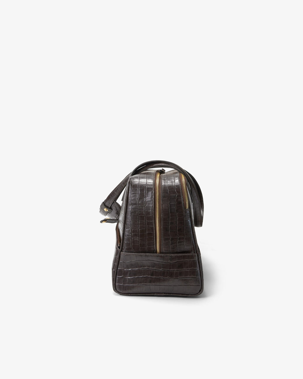 12 Hour Duffel Bag - Cacao Croco/Gold