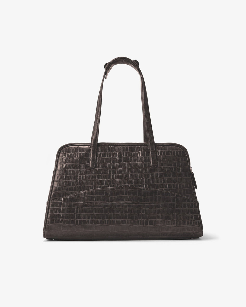 12 Hour Duffel Bag - Cacao Croco/Gold
