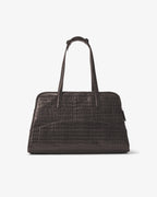 12 Hour Duffel Bag - Cacao Croco/Gold