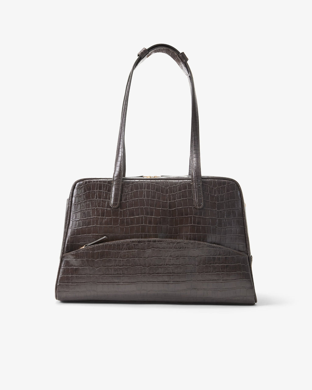 12 Hour Duffel Bag - Cacao Croco/Gold