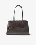 12 Hour Duffel Bag - Cacao Croco/Gold