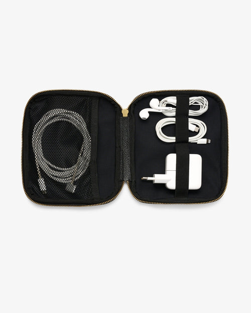 Cable Pocket - Burgundy/Gold